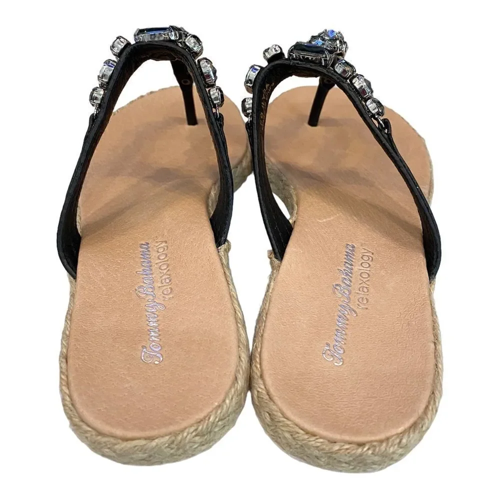 NEW Tommy Bahama Women's Ilysa Jeweled Slide Sandals 6